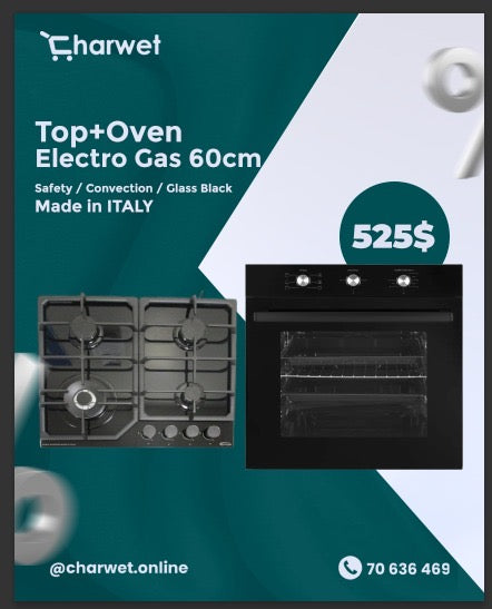 Top+Oven Electro Gas